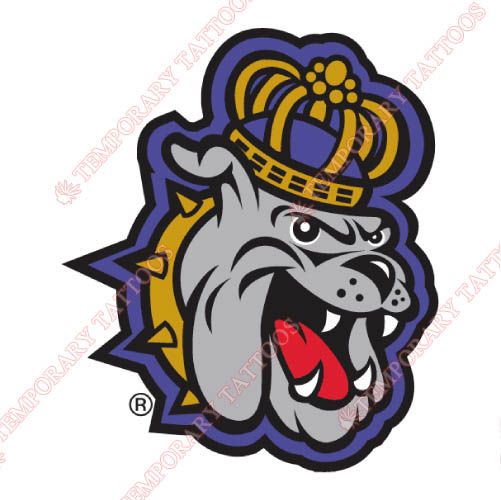 James Madison Dukes Customize Temporary Tattoos Stickers NO.4695